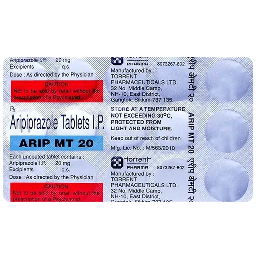 arip mt 20mg tablet 15's